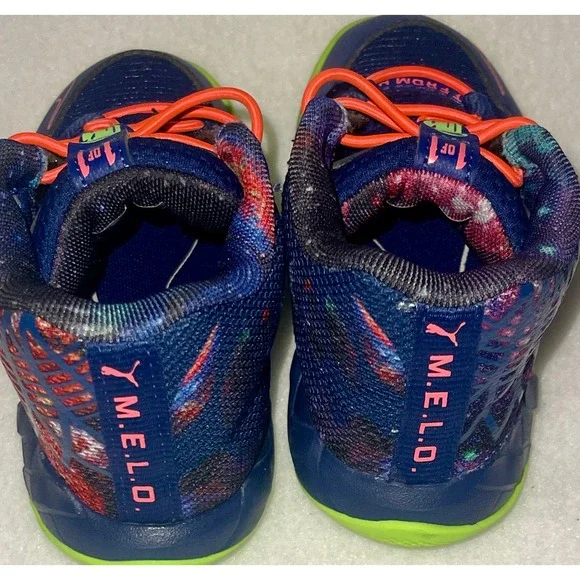 Puma MB 1 Galaxy AC MELO Basketball Shoes 385730 07 Kids Size 8C - Picture 7 of 7